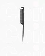 Lussoni Lift Tail Comb 216 - Peigne à Crêper de Précision avec Queue Métal 3 Dents