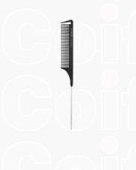 Lussoni Pin Tail Comb 306 - Peigne à Queue Métallique Antistatique Professionnel