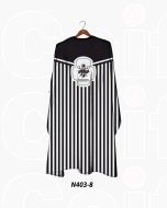 Novon Professional Cape Barber Stripes Black/Gold/White - N403 8