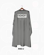 Novon Professional Cape Barber Super Red avec Logo - N403 2