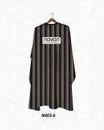 Novon Professional Cape Blackline Stripes 2 - N403 6 - Pèlerine de Coiffure Professionnelle Imperméable
