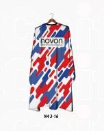Novon Professional Cape Colour Line Blanc/Rouge/Bleu - N403 16