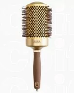 Olivia Garden Expert Blowout Shine 65/80 mm Or & Marron - Brosse Ronde Professionnelle