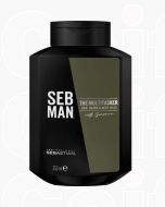 Sebastian Man The Multi-Tasker Hair Body & Beard 250ml - Nettoyant 3en1 Cheveux Barbe Corps