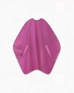 Trend Design Cutting Cape Peignoir de Coupe Violet Rose 135x150cm