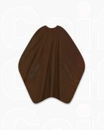 Trend Design Cutting Cape - Pèlerine de Coupe Professionnelle Marron 135x150cm