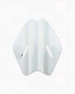 Trend Design Cutting Cape White - Pèlerine de Coupe Blanche Professionnelle 135x150cm
