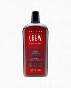 American Crew Detox Shampoo 1L - Nettoyage Profond et Exfoliation Douce