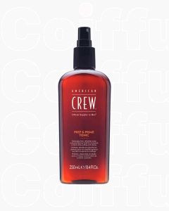 American Crew Prep & Prime Tonic 250ml - Tonique Préparation Coiffage Professionnel