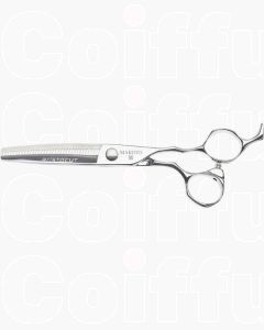 Aristocut Ciseaux de Sculpture MAKOTO 35T Offset – Lame Cobalt, Design Ergonomique
