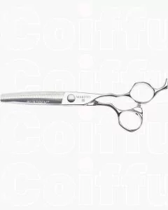 Aristocut Ciseaux de Sculpture MAKOTO 35T Offset – Lame Cobalt, Design Ergonomique