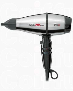 Babyliss SteelFX 2000W - Sèche-Cheveux Professionnel Moteur Digital Ferrari