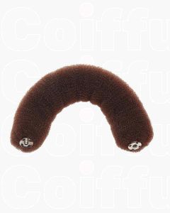 Efalock Boudin de Chignon 18 cm Marron avec Bouton-Pression