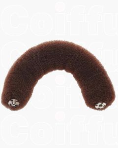 Efalock Boudin de Chignon 23 cm Brun avec Bouton-Pression