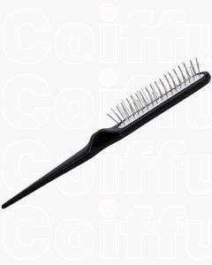 Efalock Brosse à Crêper Noire sans Picots - Volume Professionnel Longue Tenue