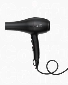 Efalock eDRY Intense - Sèche-Cheveux Professionnel Ionique 2200W avec Diffuseur