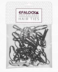 Efalock Élastiques Rasta Épais/Grands Noir 100 pièces