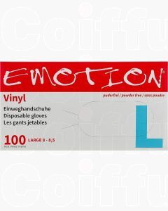 Efalock Gants Vinyle Jetables Sans Poudre Taille L - Hygiène Professionnelle