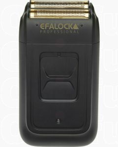 Efalock GOAL Rasoir à Double Grille Noir - Rasage Précis et Doux