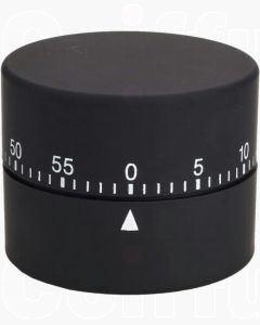 Efalock Minuteur ROUND noir - Timer professionnel rond