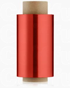 Efalock Papier Aluminium pour Mèches Rouge 150m/15µ/12cm - Lot de 2 Rouleaux