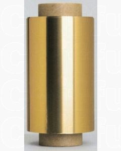 Efalock Papier Aluminium Professionnel Doré 150m - Pack de 2 Rouleaux (15µ, 12cm)