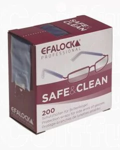 Efalock Protection de Branches de Lunettes SAFE & CLEAN 200 Pièces
