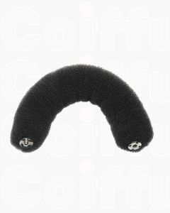 Efalock Rouleau à Chignon 18cm Noir avec Bouton Pression