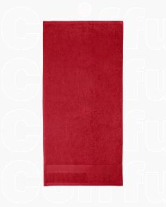 Efalock Serviette Rouge 50x90 cm - Professionnelle et Absorbante