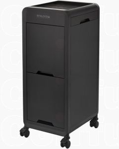 Efalock Trolley eNObile Noir - Chariot Professionnel pour Coiffeurs