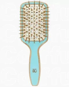 ILU Bamboo Brush Ocean Breeze - Brosse Démêlante en Bambou Écologique