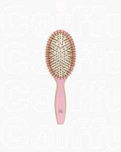 ILU Bamboo Brush Pink Flamingo - Brosse en Bambou Écologique Rose Vif