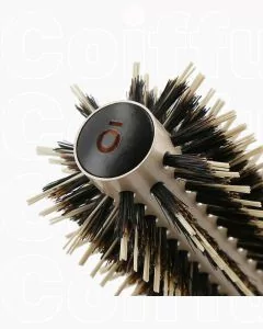 Kashoki Brosse Ronde en Bois ø 18 mm - Cheveux Courts & Frange