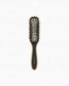 Kashoki Wooden Slim Brush – Brosse Fine en Bois de Hêtre pour Coiffage de Précision