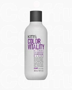 KMS ColorVitality Blonde Shampoo 300ml - Neutralise les Reflets Jaunes