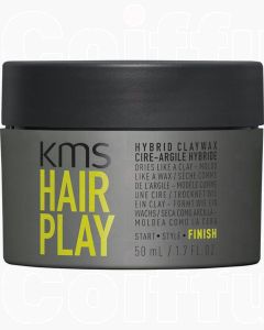 KMS Hair Play Hybrid Claywax 50ml - Cire Argile Texturisante Matte
