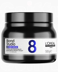 L'Oréal Professionnel Blond Studio Purple Lightening Balm 500g - Décolorant Violet Professionnel