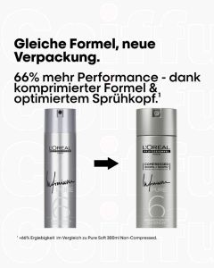 L'Oréal Professionnel Infinium Pure Soft Compressed Laque Sans Parfum 300ml