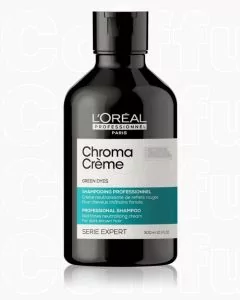 L'Oréal Professionnel Serie Expert Chroma Crème Shampooing Vert Anti-Reflets Rouges 300ml