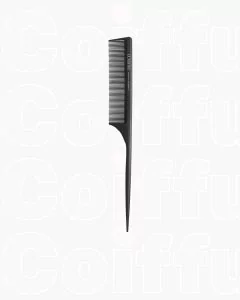 Lussoni Lift Tail Comb 204 - Peigne Crêpage Professionnel avec Fourche 3 Dents