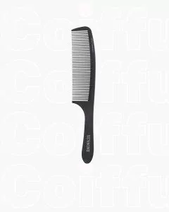 Lussoni Handle Comb 402 - Peigne Démêlant Professionnel à Dents Larges