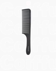 Lussoni Handle Comb 406 – Peigne à Manche Professionnel à Dents Fines pour Cheveux Fins