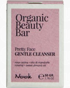 NOOK Organic Beauty Bar PRETTY FACE Nettoyant et Gommage Visage Solide Doux