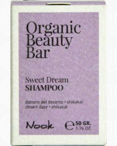 Nook Organic Beauty Bar Sweet Dream - Shampoing Solide Cheveux Secs et Traités 50g