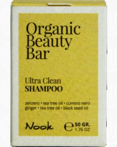 Nook Organic Beauty Bar ULTRA CLEAN SHAMPOO - Shampoo Solide Purifiant 50g
