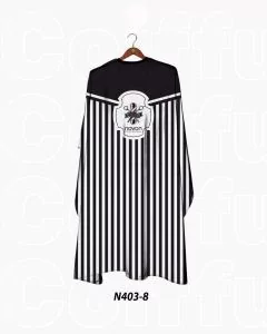 Novon Professional Cape Barber Stripes Black/Gold/White - N403 8