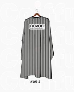 Novon Professional Cape Barber Super Red avec Logo - N403 2