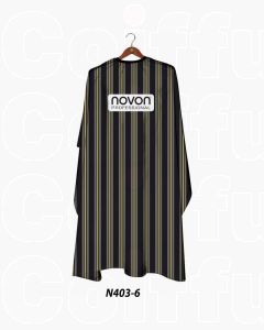 Novon Professional Cape Blackline Stripes 2 - N403 6 - Pèlerine de Coiffure Professionnelle Imperméable