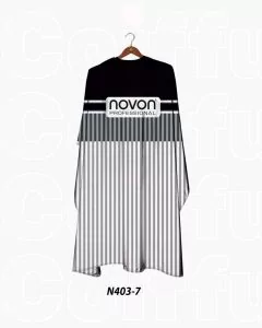 Novon Professional Cape Blackline Stripes - Peignoir de Coiffure Professionnel N403 7