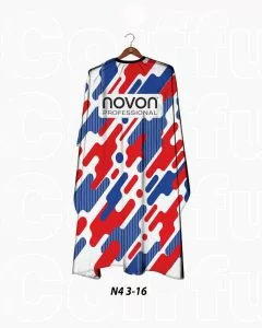 Novon Professional Cape Colour Line Blanc/Rouge/Bleu - N403 16